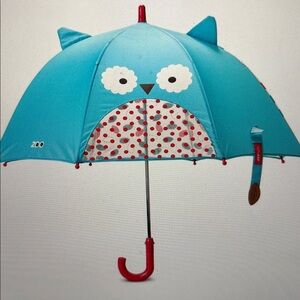Skip Hop Owl Umbrella with Red Handle